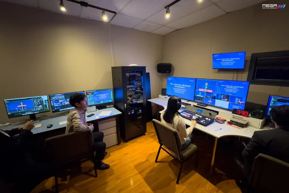 The media team and operating environment at Semihan Church