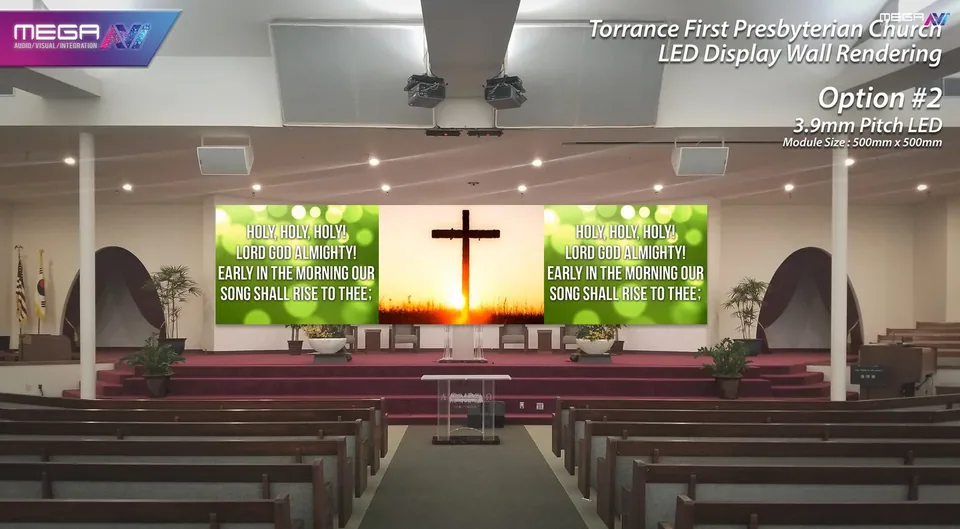 Torrance First Presbyterian Church, design visualization 4
